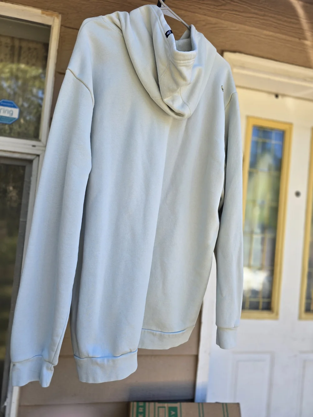 adidas Light Green Hoodie with Small Chest Graphic - 2XL